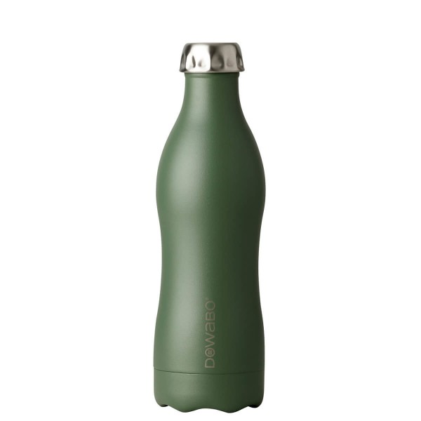 DOWABO Isolierflasche - Edelstahl Flasche - 500 ml Earth Collection Olive - DO-05-ear-oli