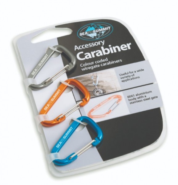 Sea to Summit Accessory Carabiner 3 er Set
