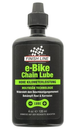FINISH LINE E-Bike Kettenöl 120 ml Schmiermittel - Hohe Kilometerleistung