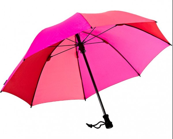 Euroschirm Birdiepal Outdoor - Der stabilste Trekkingschirm der Welt - Regenschirm für extreme Belastungen - pink W208