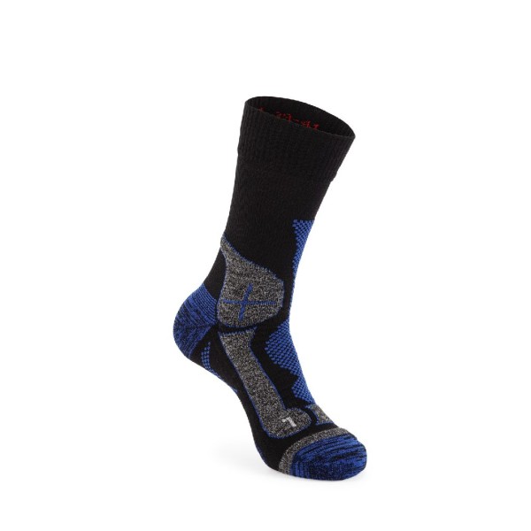 Hanwag Trek-Merino Socke - Wandersocke Unisex - H810220-012025 Black/Royal Blue