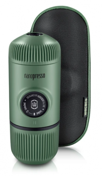 WACACO Nanopresso tragbare Espressomaschine manuell inkl. Schutzhülle - grün