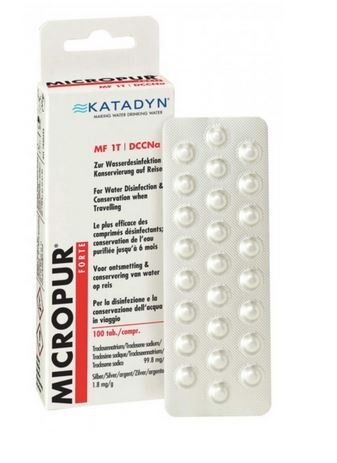 Katadyn Micropur MF 1T Wasserdesinfektion 100 Tabletten