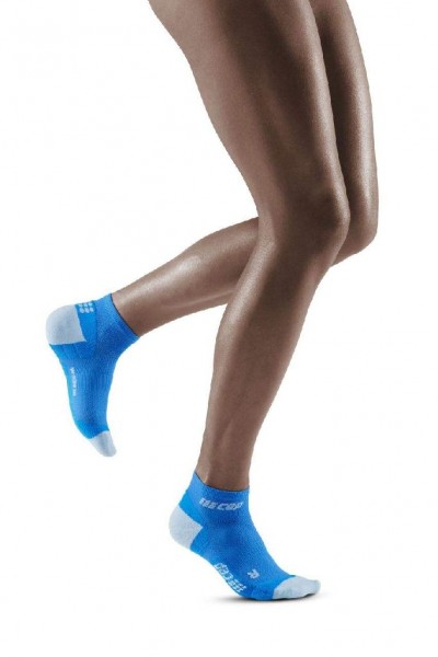 CEP Ultralight Compression Low Cut Socks - Damen Kompressionssocke - WP2AKY Electric Blue-Light Grey