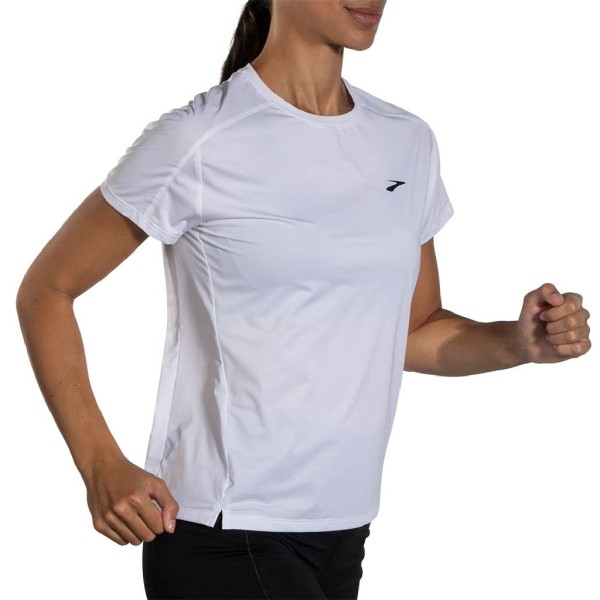 Brooks Sprint Free Short Sleeve 2.0- Laufshirt Damen - 221613-100 White