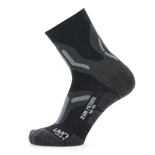 UYN Herren Trekking 2in Merino Socken - S100239-B052 Black/Grey
