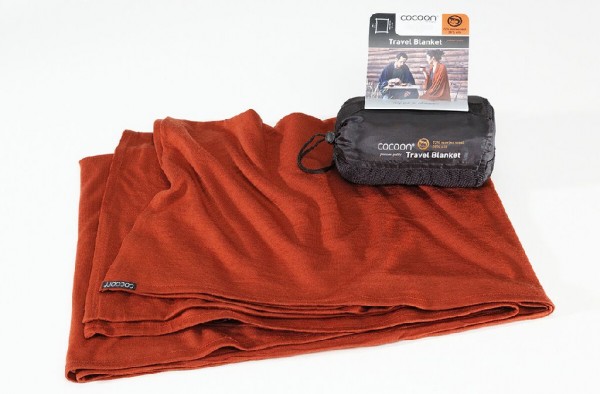 Cocoon Reisedecke Travel Blanket Wool/Silk - Decke aus Merinowolle mit Seide - MWSB
