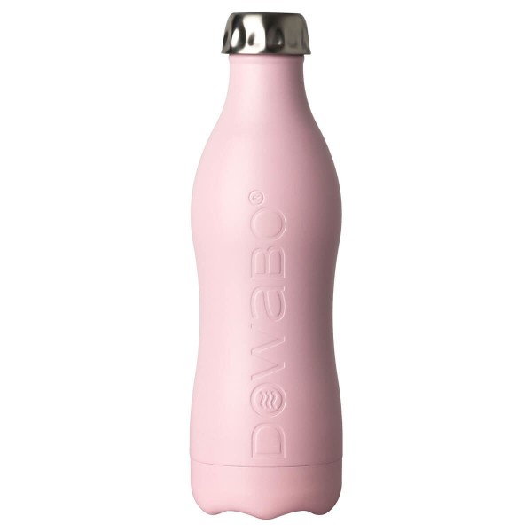 DOWABO einwandige Edelstahl-Flasche - 800 ml Flamingo - DS-08-coc-fla