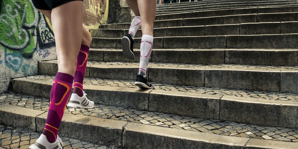 Bauerfeind Run Performance Compression Damen Laufsocken Kompressions | Socken | Sportbekleidung Socks - Damen 