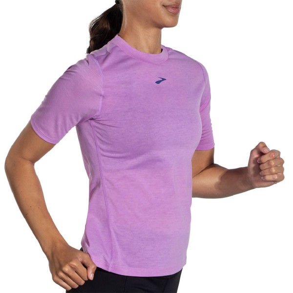 Brooks High Point Short Sleeve  - Kurzarmshirt Damen - 221638-558 Bright Purple