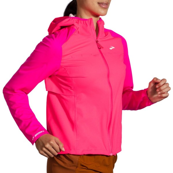 Brooks High Point Waterproof Jacket - Laufjacke Damen - 221608-653 Hyper Pink/Fuchsia