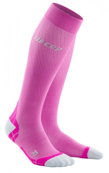 CEP - Run Ultralight Socks Damen | extra leichte, lange Kompressionssocke - Pink - WP207Y