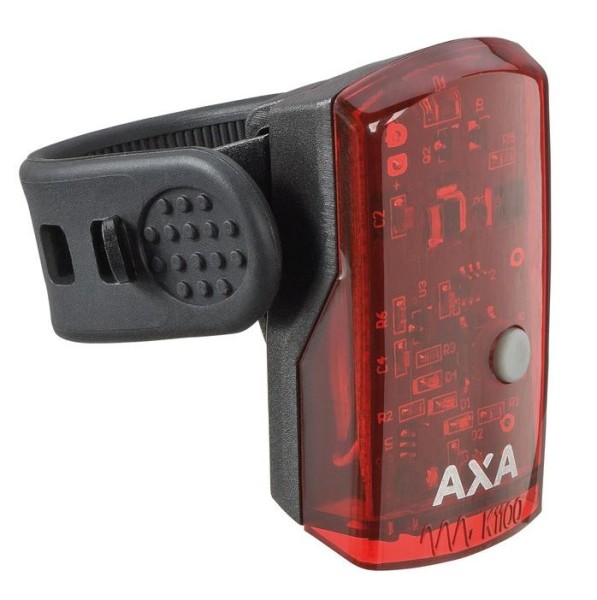 AXA LED Akku Rücklicht 1-LED schwarz inkl. USB-Kabel