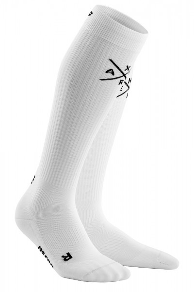 CEP XTRA MILE Socks Herren Kompressions-Laufstrumpf - Weiß  WP507G