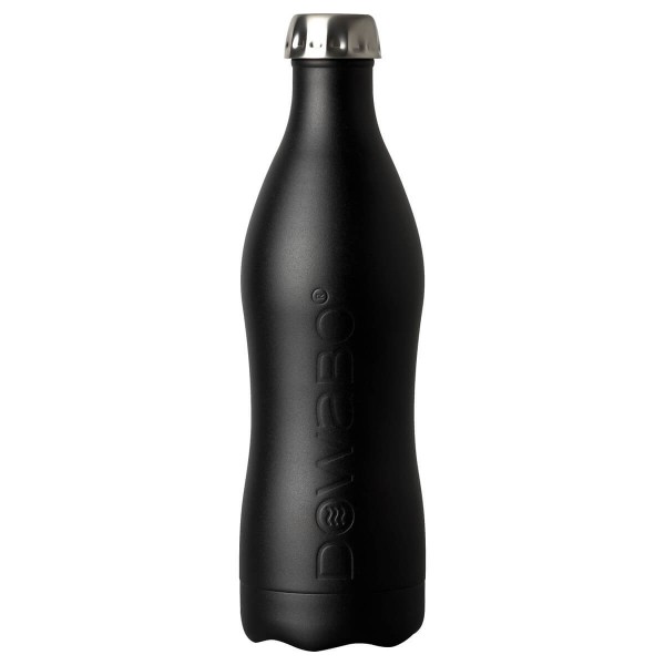 DOWABO einwandige Edelstahl-Flasche - 1200 ml Black Sun - DS-120-coc-bla