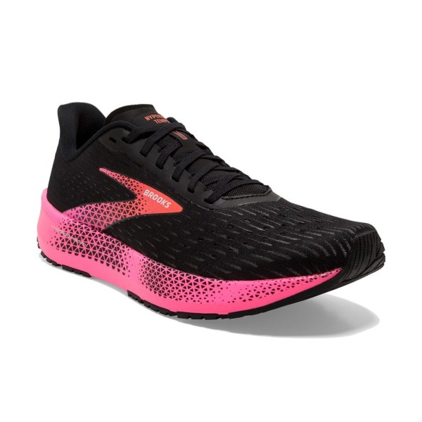 Brooks Hyperion Tempo Damen Laufschuh Wettkampf - 120328 1B 086 Black/Pink/Hot Coral