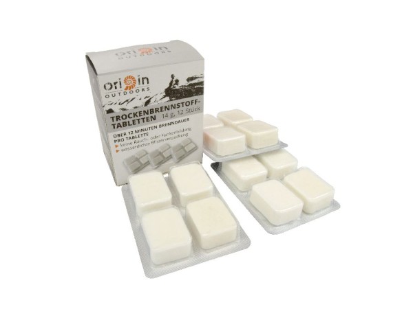 Origin Outdoors Trockenbrennstoff-Tabletten 14g, 12 Stück - 179630