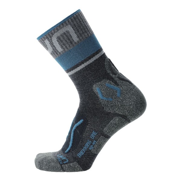 UYN Herren Trekking One Merino Socken - S100276 G177 Grey/Blue