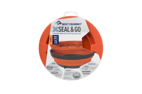 Sea to Summit X-Seal & Go X-Large - Rust Lebensmittelbehälter m. Deckel  850ml