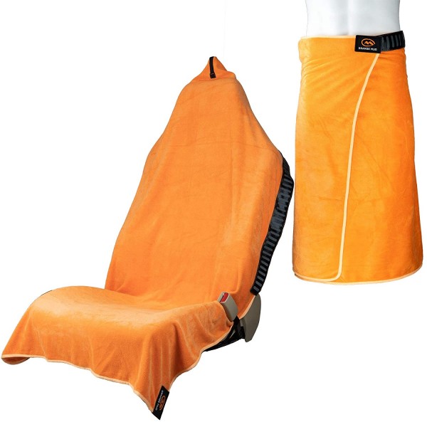 Orange Mud Transition Wrap 2.0 - Sporthandtuch Autositzbezug Umziehhilfe - Orange