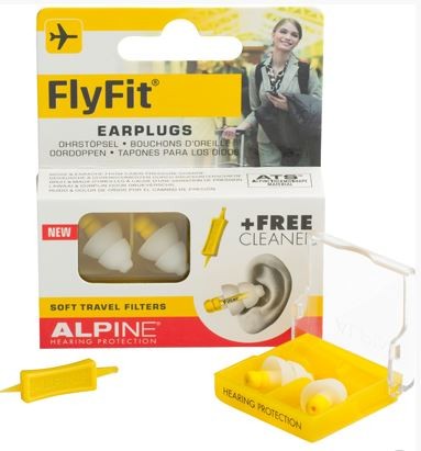 Alpine Ohrstöpsel FlyFit - Druckregulierende Ohrstöpsel