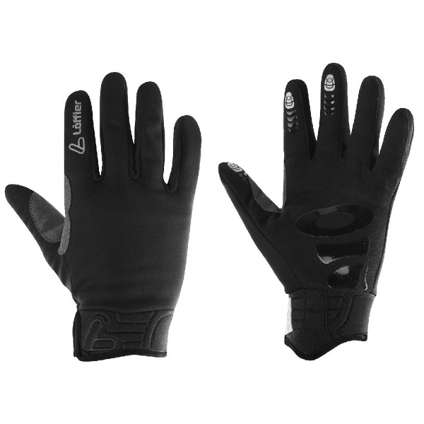 Löffler Gloves WS Warm - Softshell Handschuhe - 26080-990 Schwarz