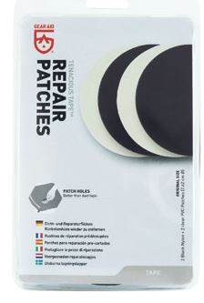 GearAid Tenacious Tape Reparatur Flicken - schwarz und klar