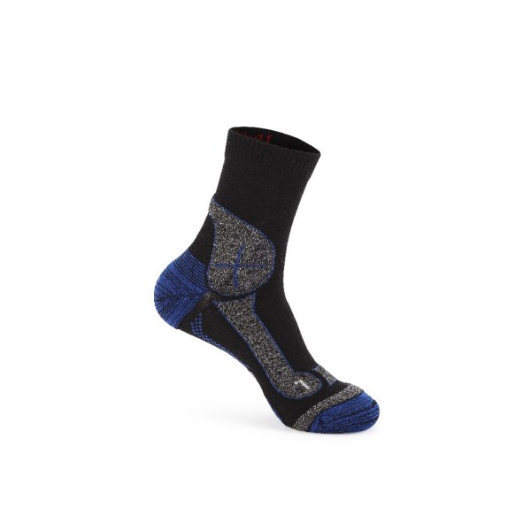 Hanwag Hike Merino Socke - Wandersocke Unisex - H810320-012025 Black/Royal Blue