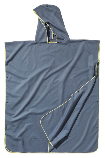 Cocoon Towel Poncho Ultralight - Mikrofaser Handtuch mit Kapuze - TPSU anchor grey